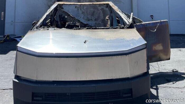 Masked Man Reportedly Found With Tesla Map Following Cybertruck Blaze | Carscoops